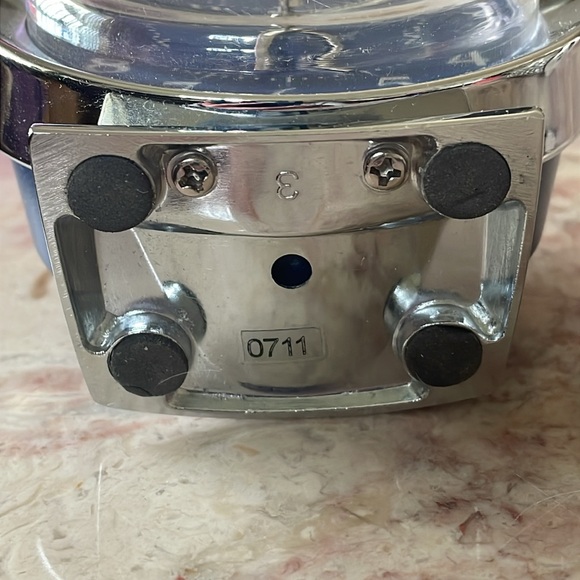 EUC Vintage Westclox Baby Ben Blue & Silver Alarm Clock - Picture 6 of 6